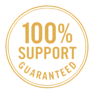100% support guaranteed